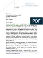 Carta de Presentacion Serviroscas