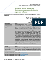 Análise Da Eficiência Do Uso de Aeronaves Remotamente Pilotadas No Mapeamento de Solo Exposto em Manguezais Urbanos