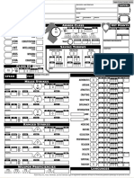 Pathfinder Character Sheet - Fillable