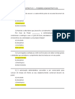 EXERCiCIOS Poderes Administrativos