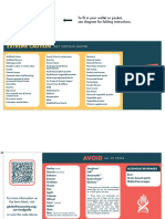 Extreme Caution: To Fit in Your Wallet or Pocket, See Diagram For Folding Instructions