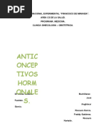 Anticonceptivos Hormonales