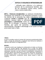 Violencia Intrafamiliar, Violencia Contra La Mujer