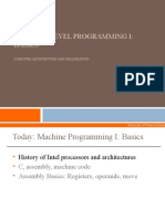 Machine-Level Programming I: Basics: Computer Architecture and Organization