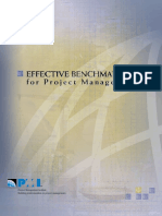 Pmi - Effective Benchmarking For Project Management