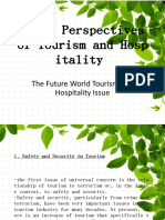 Macro Perspectives of Tourism and Hosp Itality