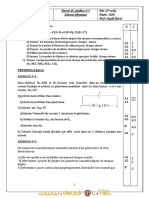 Devoir de Synthèse N°1 - Physique-Chimie - 2ème TI (2010-2011) MR Ayadi Fawzi