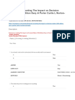 Financial Accounting The Impact On Decision Makers 10th Edition Gary A Porter Curtis L Norton - Test Bank