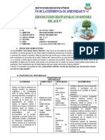 Planificacion de Aprendizaje #7 - 3° y 4° - CyT