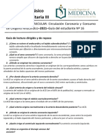 Guía #16 - Circulación Coronaria y Consumo de Oxígeno Miocárdico 2021