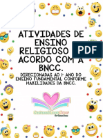 Atividades de Ensino Religioso de Acordo Com A BNCC