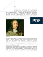 Biografia de PascalBlaise Pascal