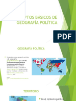 Conceptos Básicos de Geografía Política