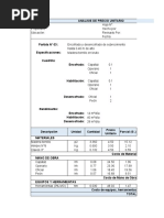 Encofrado de Sobrecimiento