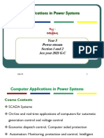 Computer Applications in Power Systems: By: DB&DG