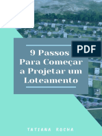 E-Book 9 Passos para Projetar Loteamento