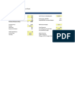 Assumptions:: Simple LBO Model - Key Drivers and Rules of Thumb