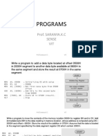 Programs: Prof. SARANYA.K.C Sense VIT