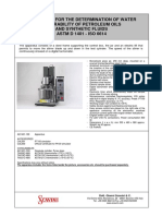 Apparatus For The Determination of Water Separability of Petroleum Oils and Synthetic Fluids ASTM D 1401 - ISO 6614