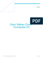 Cisco Webex Cloud-Connected UC Data Sheet