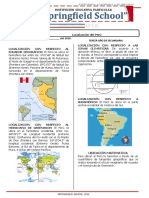 FICHA 2º - Localizacion Del Perú 3 SEC