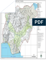 Linearment Map of Nigeria