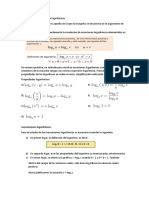 Ecuaciones e Inecuaciones Logarítmicas Teoria Basic