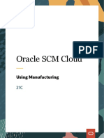 Oracle Cloud Using-Manufacturing