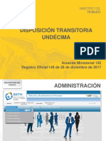 Presentacion Disposicion Transitoria Undecima