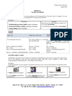 Preparatoria Abierta Ingles III: Subject OF Sentence Complement OF Sentence Object OF Sentence