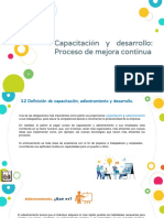 3.2 Definición de Capacitación, Adiestramiento y Desarrollo