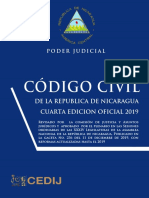 Código Civil de Nicaragua 2019 /PDF