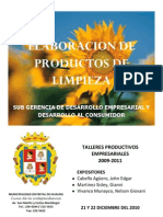 Elaboracion de Productos de Limpieza