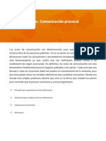 Actos Procesales. Comunicación Procesal