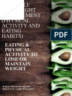 LIFESTYLE AND WEIGHT MANAGEMENT (Physical Activity and Eating Habits)