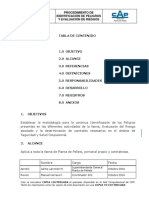 1) HSG-PR-550 Procedimiento de Identificación de Peligros y Evaluacion de Riesgos