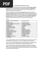 Documento de Reconocimiento de Deuda