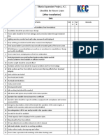 (After Installation) : Tikaria Expansion Project, ACC Checklist For Tower Crane