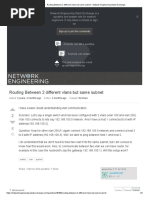 Switch - Routing Between 2 Different Vlans But Same Subnet - Network Engineering Stack Exchange