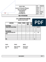 University of Southeastern Philippines: Table of Specification Ce 414 - Transportation Engineering