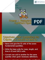 Chapter 1 - Units, Measurement and Significant Figures