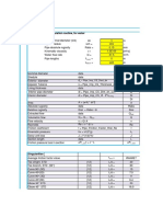 1.-Pressure Loss Calculation Routine, For Water: Pipe - Imp - CS - Dext - DN