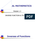 General Mathematics: Inverse Function & Its Graph