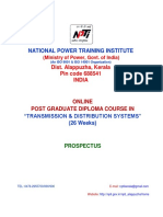 Online PGDC T&D at NPTI-Kerala