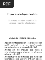 Power Point Unidad 1. El-Proceso-Independentista