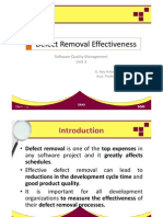 Defect Removal Effectiveness