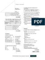 Revision Test Starter Unit