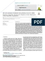 Life Cycle Assessment of Industrial Scale Production of Spirulina Tablets