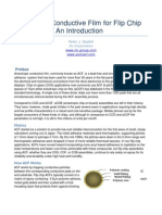 Anisotropic Conductive Film For Flip Chip Applications