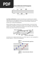 Líneas Adicionales Del Pentagrama